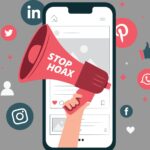 Ilustrasi pengaruh teknologi pada kericuhan demo di Indonesia melalui media sosial dan komunikasi digital