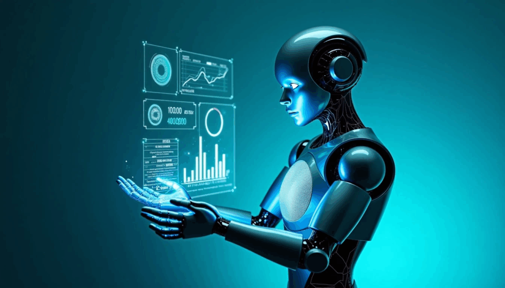 Ilustrasi teknologi robotika modern yang berperan dalam industri dan kehidupan sehari-hari di Indonesia