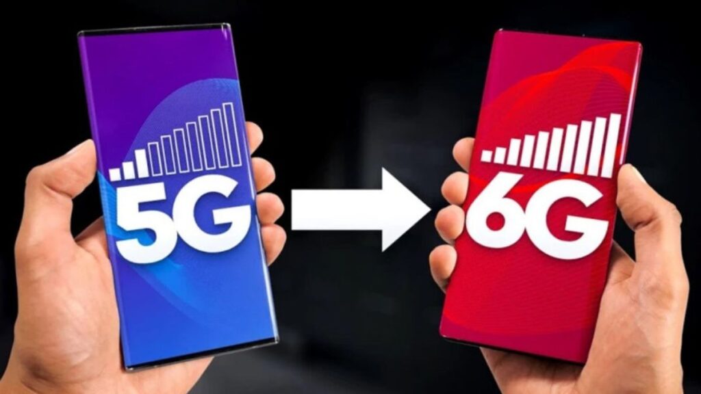 Ilustrasi teknologi 6G yang dibandingkan dengan 5G untuk menunjukkan kecepatan, latensi rendah, dan peluang penerapannya di Indonesia