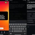 Tangkapan layar tren “Your Algorithm” di Instagram Stories yang viral dan memperlihatkan fitur analisis algoritma konten pengguna.